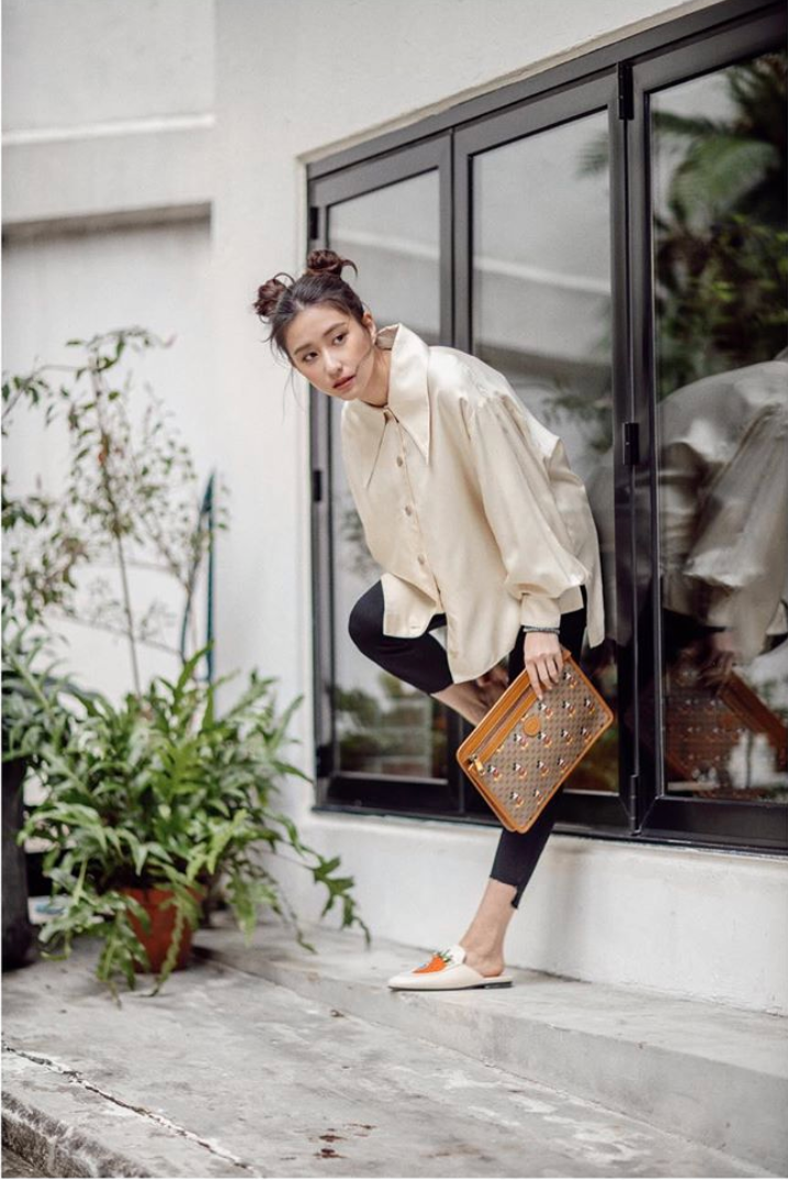 Cô nàng đang học thêm diễn xuất để trong tương lai có thể trở thành một diễn viên chuyên nghiệp.