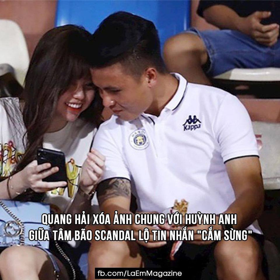 Về phía Quang Hải, anh xác định cả hai đã chấm dứt mối quan hệ yêu đương, xoá hết tất cả ảnh chụp chung trên trang cá nhân.