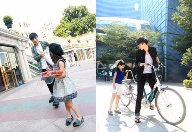 Mặc dù cách nhau tận 18 tuổi nhưng hai anh em vẫn vô cùng thân thiết, đi đâu cũng có nhau. Đặc biệt " anh trai quốc dân" này chiếm được tình cảm lớn trong lòng dân mạng bởi cách chăm em cực khéo của mình.