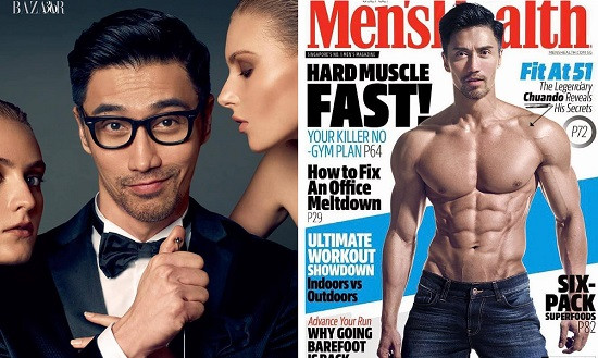 Cơ bụng sáu múi cùng khuôn mặt trẻ trung bất chấp tuổi tác của Chuando Tan.