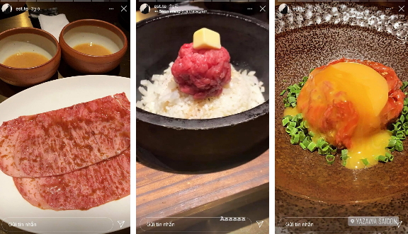 Bạn gái thiếu gia Hiếu Nguyễn trước đó cũng đã đăng ảnh check-in ở Sài Gòn, tại một nhà hàng sang trọng. Sự trùng hợp này đã không thoát khỏi con mắt tinh tường của dân mạng.