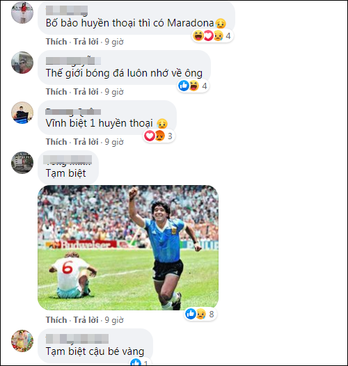 Nhiều người thuộc thế hệ trước đã cố hồi tưởng lại huyền thoại Maradona một thời, họ không khỏi tiếc thương về sự ra đi của ông.