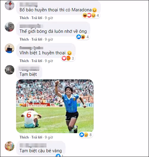 Nhiều người thuộc thế hệ trước đã cố hồi tưởng lại huyền thoại Maradona một thời, họ không khỏi tiếc thương về sự ra đi của ông.