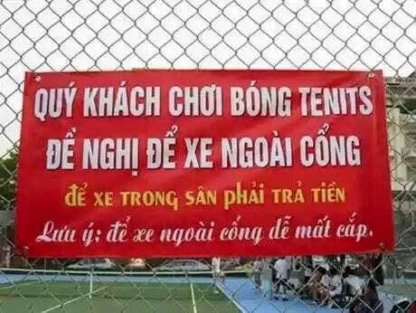 Phải chăng là "ép" gửi xe.