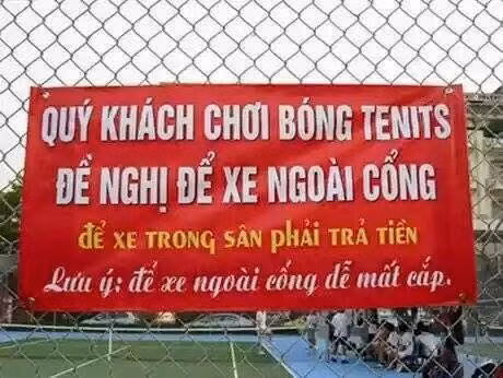 Phải chăng là "ép" gửi xe.