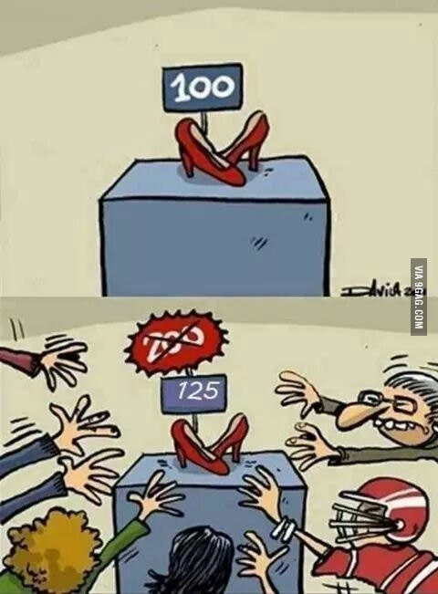 Ngày hội giảm giá chỉ là chiêu trò nhằm hút người dùng.