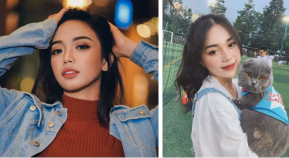 Quả thực là nhìn lướt qua, trong nhiều bức ảnh, nhiều người sẽ nghĩ rằng đó là Linh Ngọc Đàm. Tuy nhiên, phía bên trái hình ảnh lại là cô nàng Amber Miles - một hot girl người Philippines.