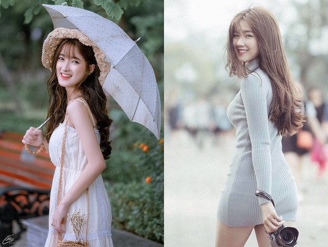 Tuy chỉ sở hữu chiều cao 1m55, nhưng gái xinh này sở hữu gương mặt có nét hao hao “hot girl trà sữa” Kiều Trinh Xíu. Đây cũng là một trong những yếu tố khiến trang cá nhân của cô thu hút hơn 60 nghìn người theo dõi.