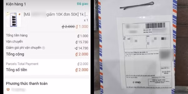Cứ tưởng săn sale được vỉ kẹp tăm chỉ có giá 1 ngàn đồng, thế nhưng nhận hàng về người bán chỉ đưa duy nhất một cái kẹp nhỏ xíu như thế này.