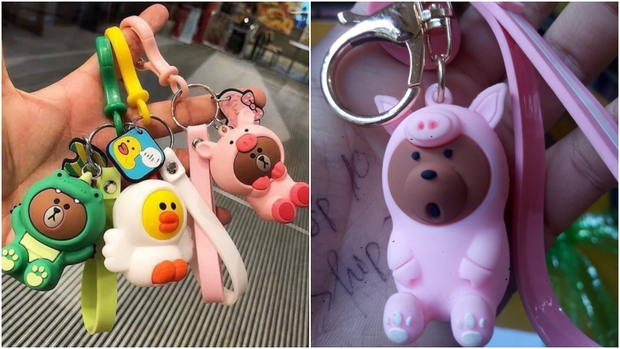 Móc khoá cũng rơi vào tình cảnh tương tự.