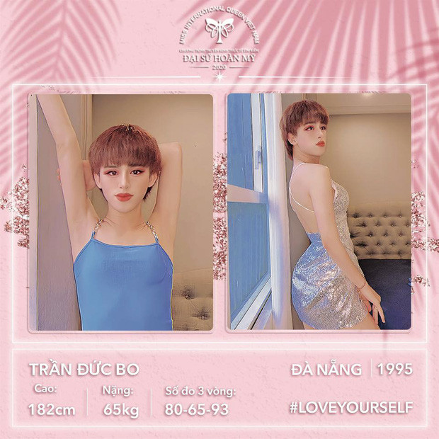 Một trong những thí sinh tham dự cuộc thi Hoa hậu chuyển giới Việt Nam 2020 gây tranh cãi nhiều nhất phải kể đến Trần Đức Bo. Ngay khi xuất hiện trên trang chủ cuộc thi, Đức Bo đã gây "chấn động" khắp MXH.