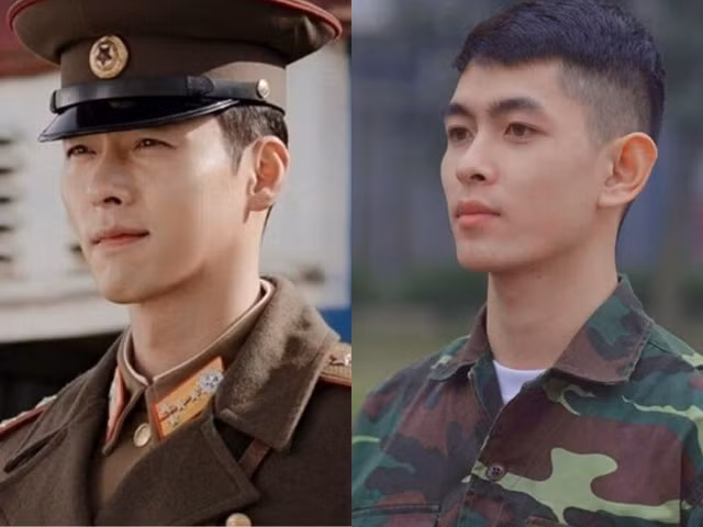 Hình ảnh của thầy giáo Phạm Đức Chính - giảng viên thuộc bộ môn Giáo dục thể chất của trường Đại học FPT Hà Nội, được cho là có góc nghiêng khá giống với nhân vật trung đội trưởng Ri Jung Hyuk trong bộ phim quốc dân “Hạ cánh nơi anh”.