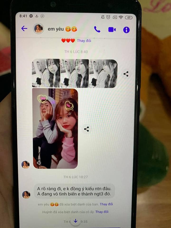Theo những gì H.T.Q chia sẻ, bạn trai cô đã qua lại với Huỳnh Anh thời gian gần đây. Cô nàng phát hiện chuyện nhờ một lần vô tình đọc tin nhắn trong điện thoại. Hai người quen biết nhau vì Huỳnh Anh thuê trúng căn nhà do Q. sở hữu.