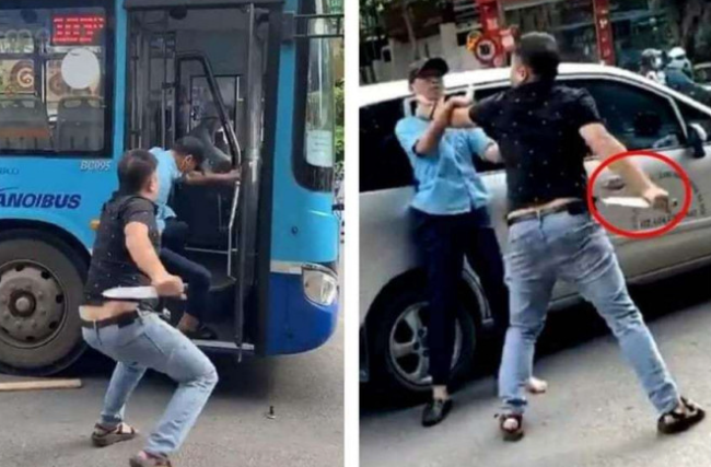 Tai xe xe con cam dao, bop co phu xe buyt