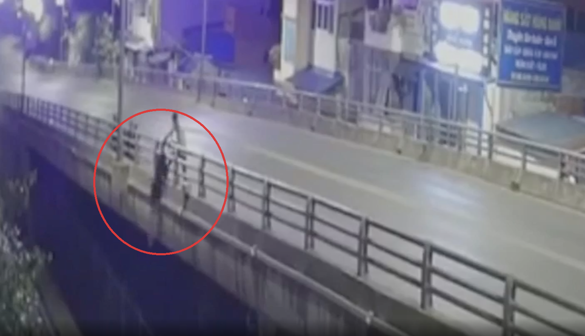 Xac minh clip co gai nhay cau truoc mat ban trai o Thai Nguyen