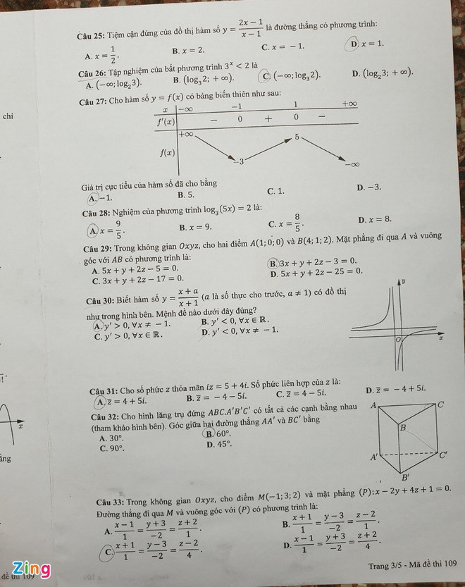 Goi y dap an mon Toan tot nghiep THPT 2021-Hinh-3