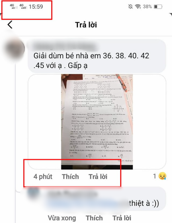 Nghi van lo de thi mon toan Bo GD&DT noi gi?