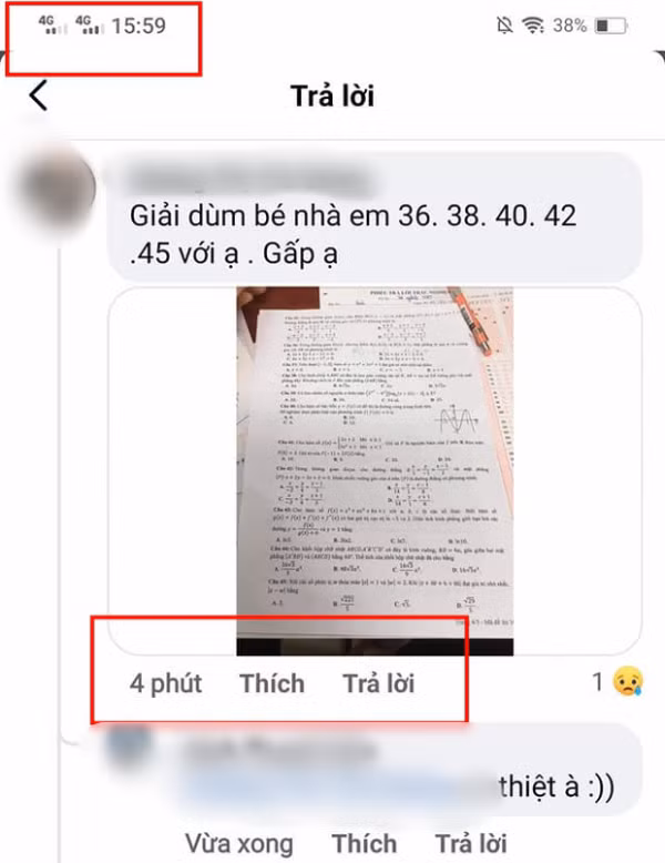 Nghi van lo de thi mon toan Bo GD&DT noi gi?