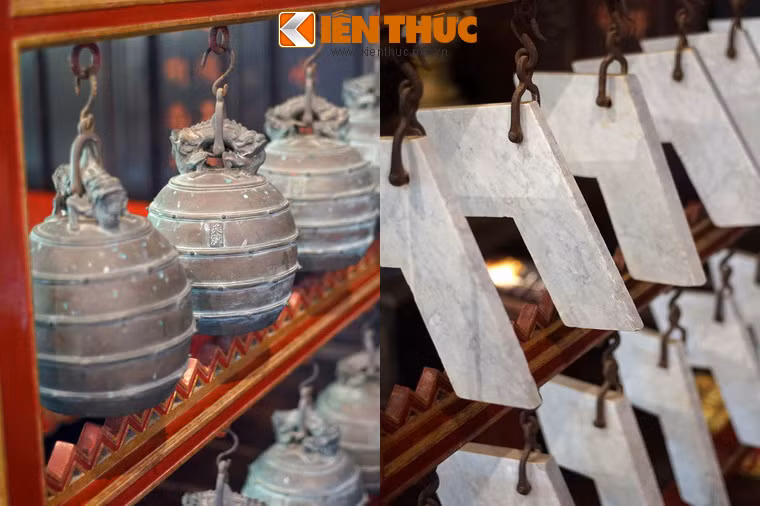 Được trưng bày tại Bảo tàng Cổ vật Cung đình Huế, biên chung và biên khánh là hai nhạc cụ hết sức độc đáo từng được sử dung trong cung đình nhà Nguyễn xưa.