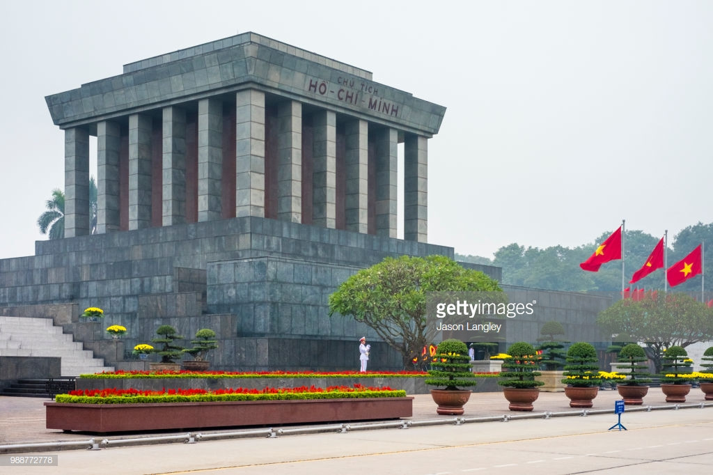 Lăng Bác Hồ, Quảng trường Ba Đình những năm 2000. Ảnh: Jason Langley/ Getty.