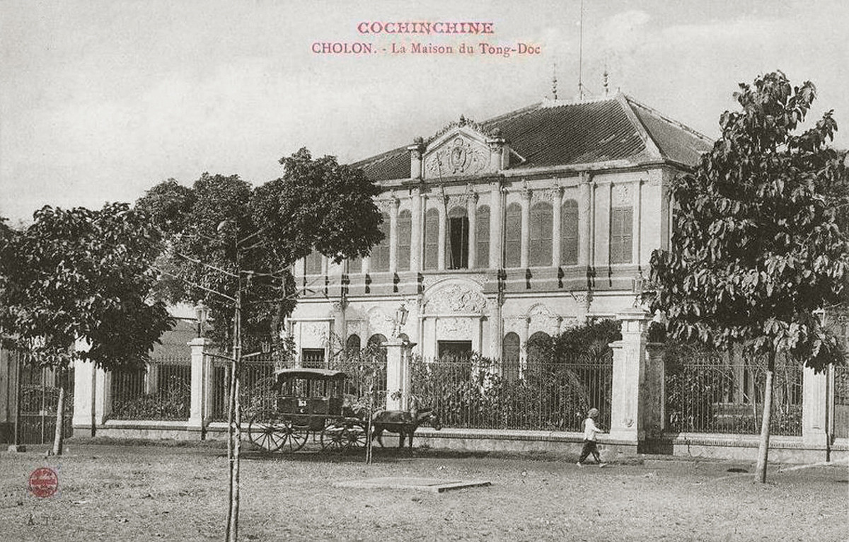 Dinh thự của Tổng đốc Phương ở Chợ Lớn. Vị trí ngôi nhà nằm trên đường Châu Văn Liêm ở quận 5 TP HCM ngày nay. Ảnh tư liệu.