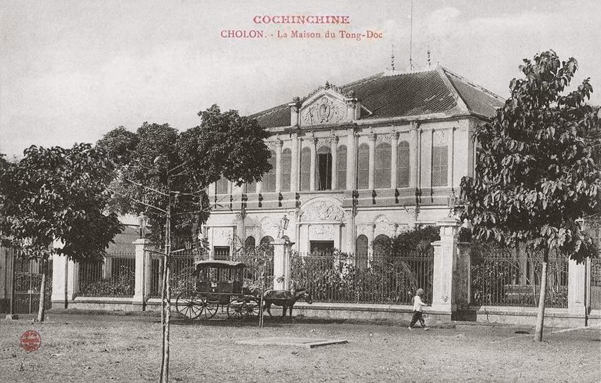 Dinh thự của Tổng đốc Phương ở Chợ Lớn. Vị trí ngôi nhà nằm trên đường Châu Văn Liêm ở quận 5 TP HCM ngày nay. Ảnh tư liệu.