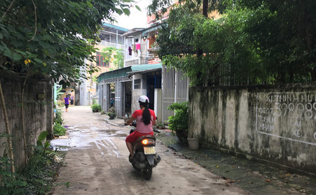 Đoạn đường ngõ xảy ra vụ hiểu nhầm "bắt cóc trẻ em" tối 31-5 - Ảnh: VŨ TUẤN