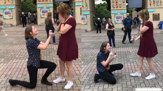 Cả hai bất ngờ khi cùng có ý định cầu hôn đối phương