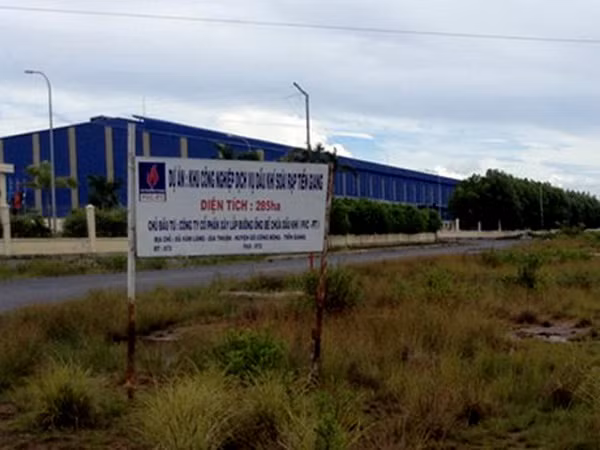 KCN dịch vụ dầu khí Soài Rạp, tỉnh Tiền Giang. Ảnh: CafeLand.