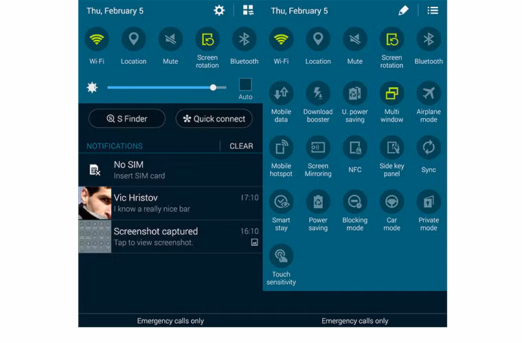  Giao diện TouchWiz của Samsung trên các dòng máy Galaxy