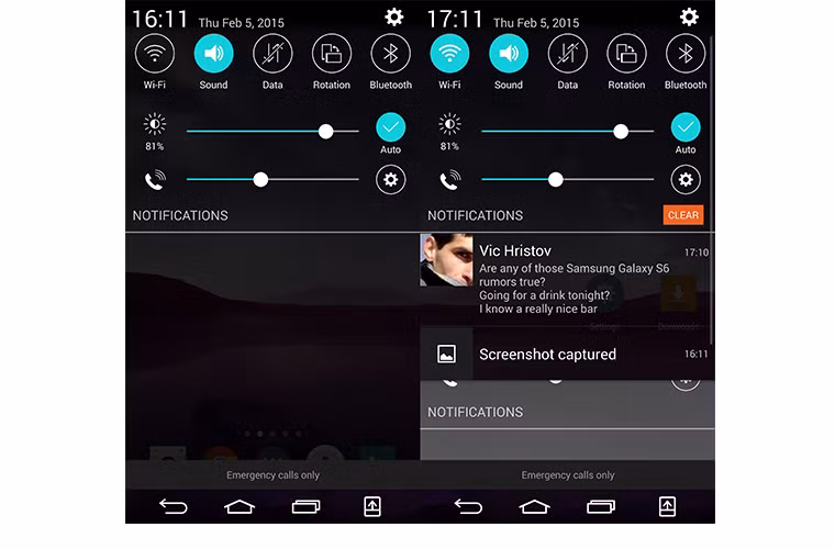  Giao diện LG Optimus trên các dòng máy LG G