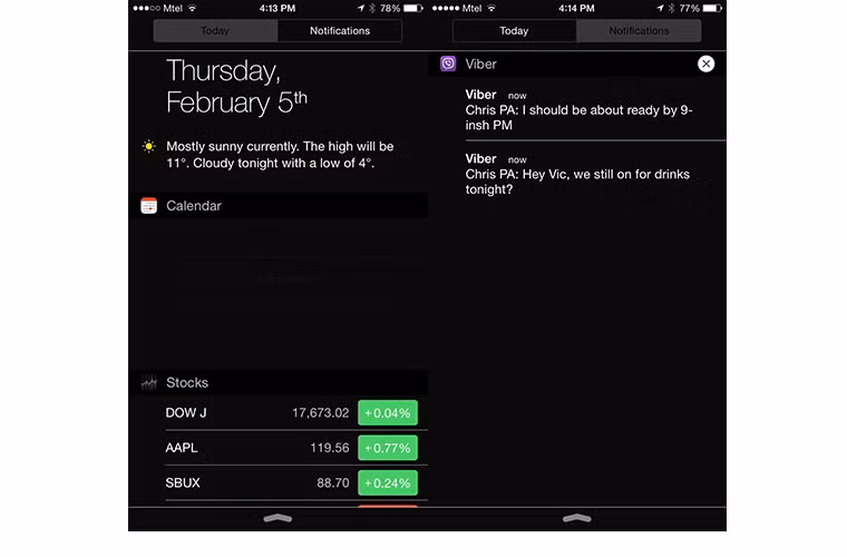  iOS 8.1 trên iPhone