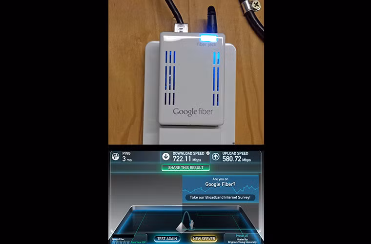  Internet tương lai: Nay bạn có thể truy cập Internet với tốc độ không tưởng như trên nhờ mạng Google Fiber!