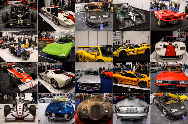 Diễn ra vào đầu tháng 2/2015, triển lãm xe cổ London đã thu hút 25.000 lượt khách tham gia triển lãm để được thưởng lãm nhiều mẫu xe đua Le Mans kinh điển và 13 chiếc xe quan trọng làm nên sự thay đổi cho thế giới được lựa chọn bởi James May - người dẫn chương trình Top Gear của BBC.
