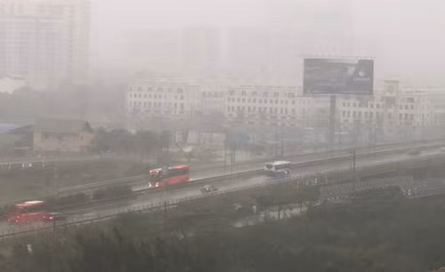 Anh huong bao so 9, khap TP.HCM mua 