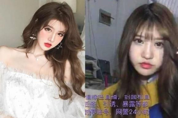 Tương tự, hot girl Nanki có lần lộ gương mặt khi không có filter hoàn toàn bình thường, khác xa hình ảnh được gọi là nữ thần trước đây.