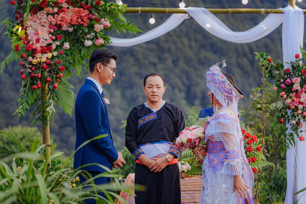 Dam cuoi vung cao gay sot mang, gian di ma dep nhu mo