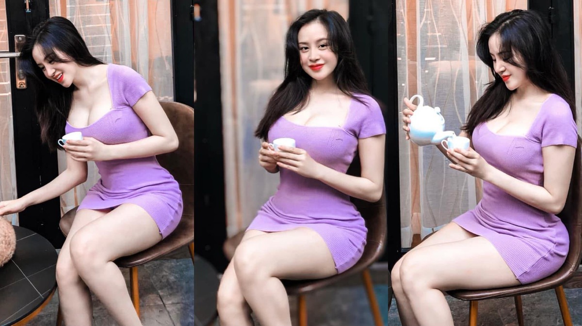 Bên cạnh những lời khen về trình độ "thả thính" của cô nàng, netizen còn "soi" thêm được chi tiết khác đó là vòng 1 to lên bất thường sau thời gian dài ở nhà.