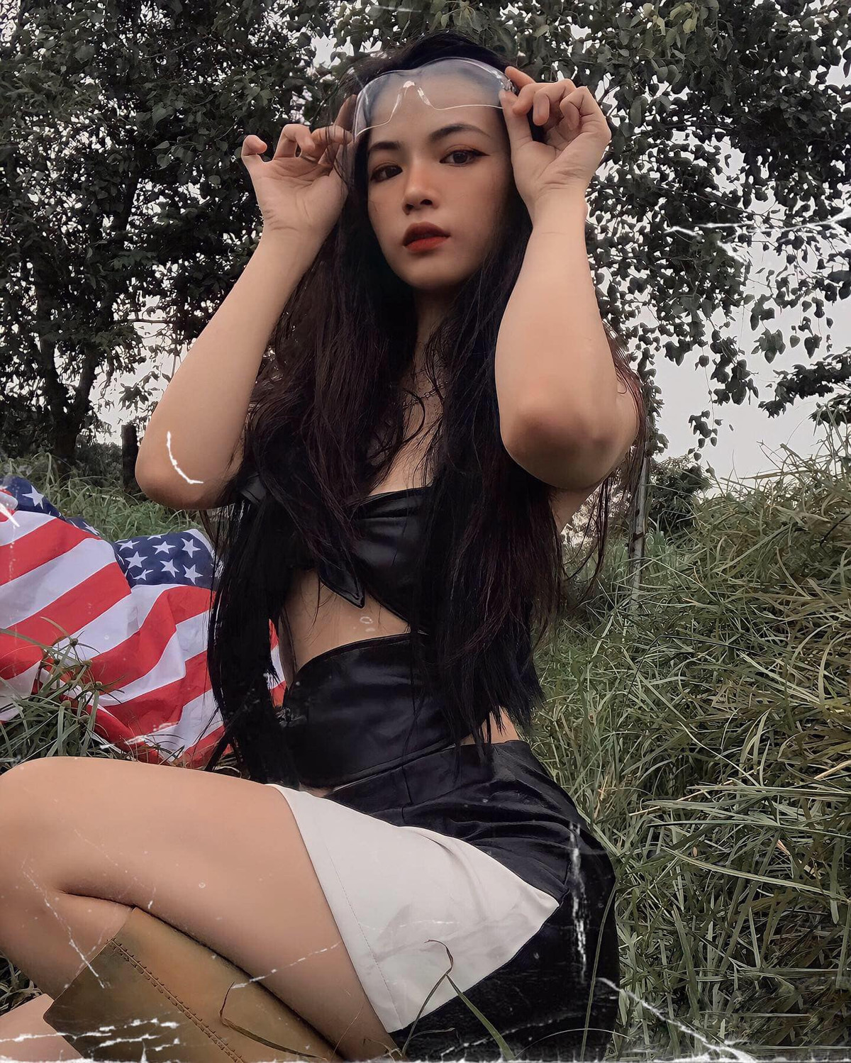 Chiều cao ấn tượng, vóc dáng nhỏ nhắn, vòng nào ra vòng nấy là điểm hấp dẫn ở gái xinh này.