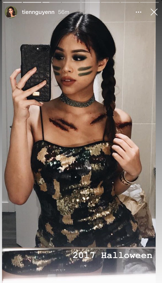 Halloween năm nào, Tiên Nguyễn cũng có những màn hóa thân đầy xuất sắc.