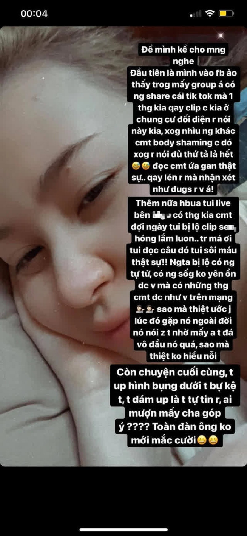 Điển hình như mới đây, Nhật Anh đã tâm sự chuyện mình bị antifan nguyền lộ clip nhạy cảm, chỉ mong cô nàng sơ hở để hóng hớt khiến bản thân nàng hot girl cảm thấy "sốc".