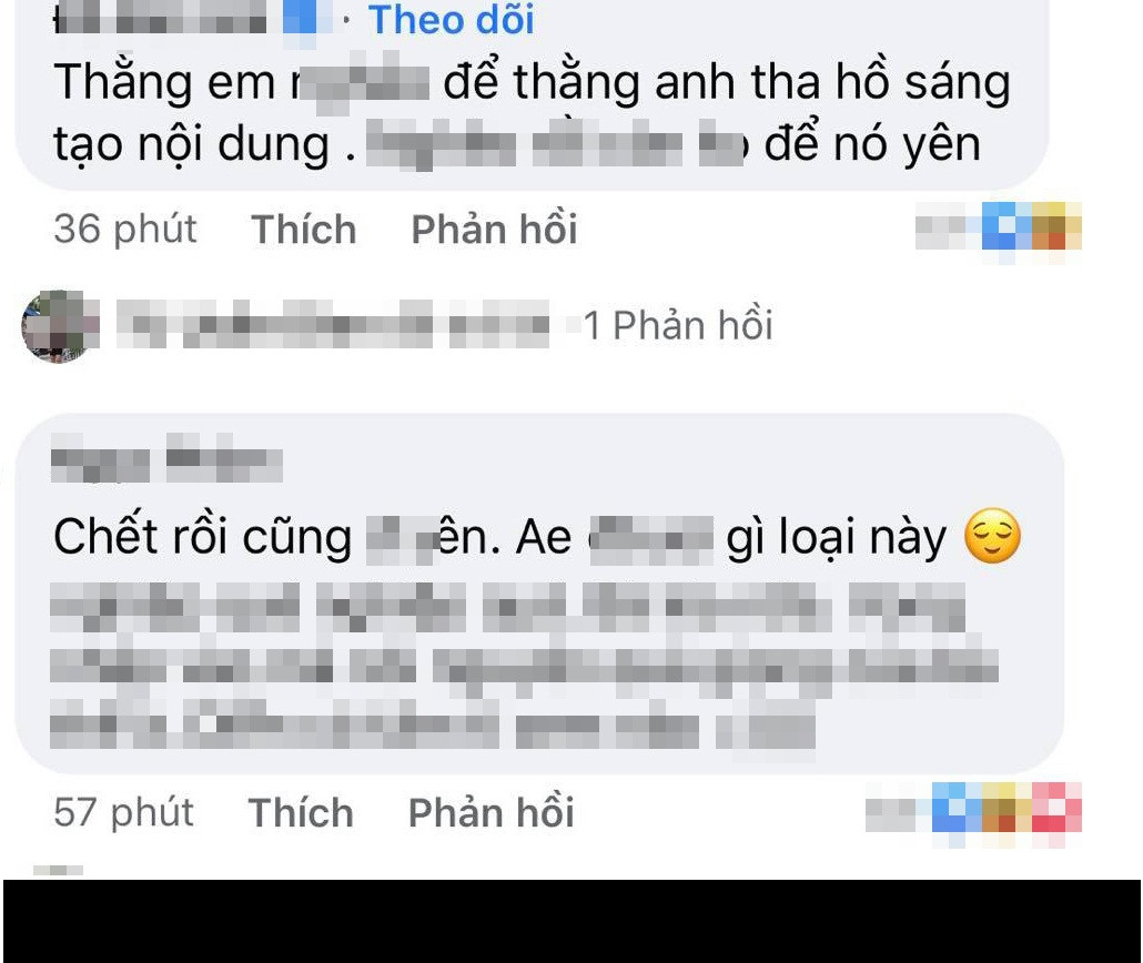 Dưới bài đăng của nhóm Youtuber Duy Thường TV, cư dân mạng để lại bình luận chỉ trích, lên án hành động không suy nghĩ này: "Hãy để người đã khuất được yên nghỉ. Đừng làm trò nữa", "Sao phải quay lại, nếu có tình thì không cần câu like nhé!'',...