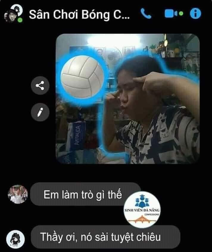 Cô bạn này sử dụng tuyệt chiêu với quả bóng mà đến thầy cũng phải "bó tay".