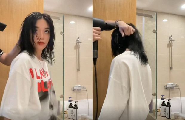 Trước đó, Linh Ngọc Đàm từng khiến các fans bất ngờ khi đăng tải đoạn video được một người con trai khác sấy tóc cho.