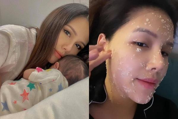 Phanh Lee từng cho biết cô tăng gần 20kg khi mang bầu, tuy nhiên thay vì nhanh chóng giảm cân, ép dáng Phanh Lee lại khá thong thả thậm chí là không hề bị áp lực.