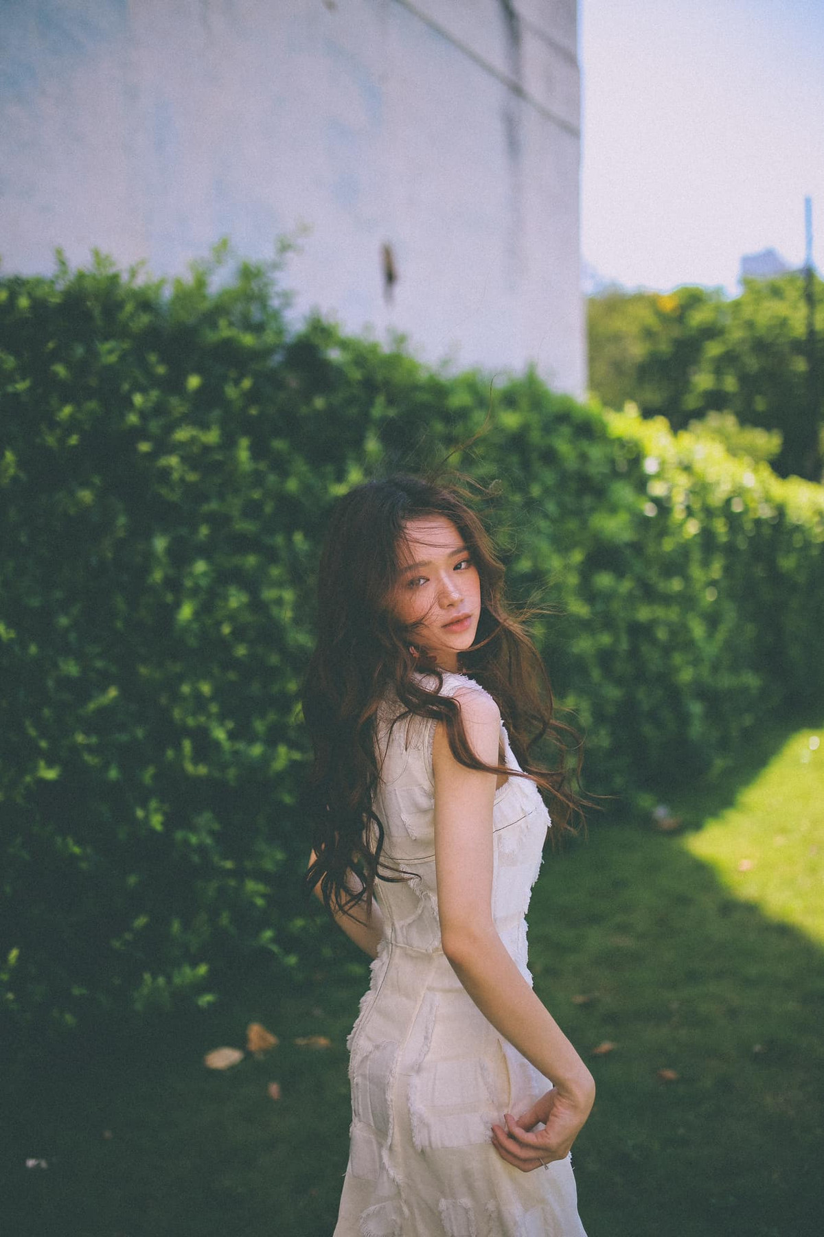 Cô gái 19 tuổi không chỉ gây ấn tượng bởi gương mặt khả ái mà còn thu hút sự chú ý với vóc dáng đẹp.