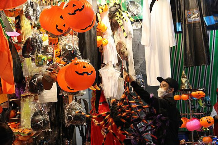 Quả bí ngô là đồ trang trí không thể thiếu trong mỗi dịp Halloween.