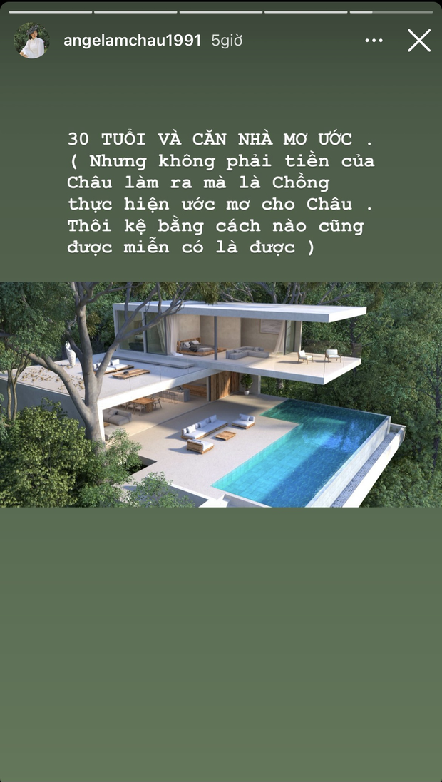 Không chỉ dừng lại ở đó, hồi sinh nhật 30 tuổi của Angela Chu, chồng đại gia cũng tặng gái xinh 1 món quà big size khác là căn biệt thự view biển 230 tỷ.