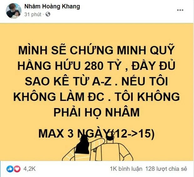 Gần nhất phải kể đến việc "cậu IT" công bố sao kê 280 tỉ đồng từ quỹ từ thiện của bà Phương Hằng.
