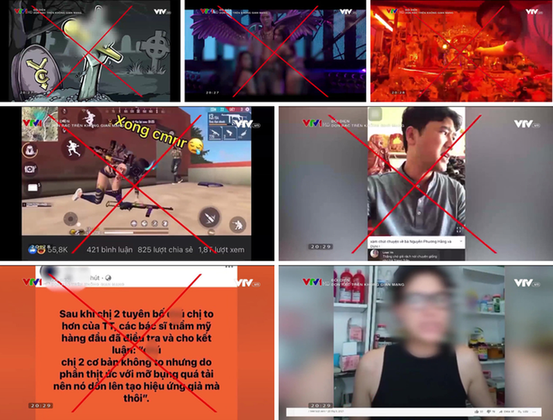 Từ hotgirl, cho đến người mẫu, diễn viên, ca sĩ, có ảnh hưởng trong xã hội, xuất hiện cùng những dòng trạng thái tục tĩu, những buổi livestream cởi đồ khoe thân,...đều được phóng sự này nhắc đến.